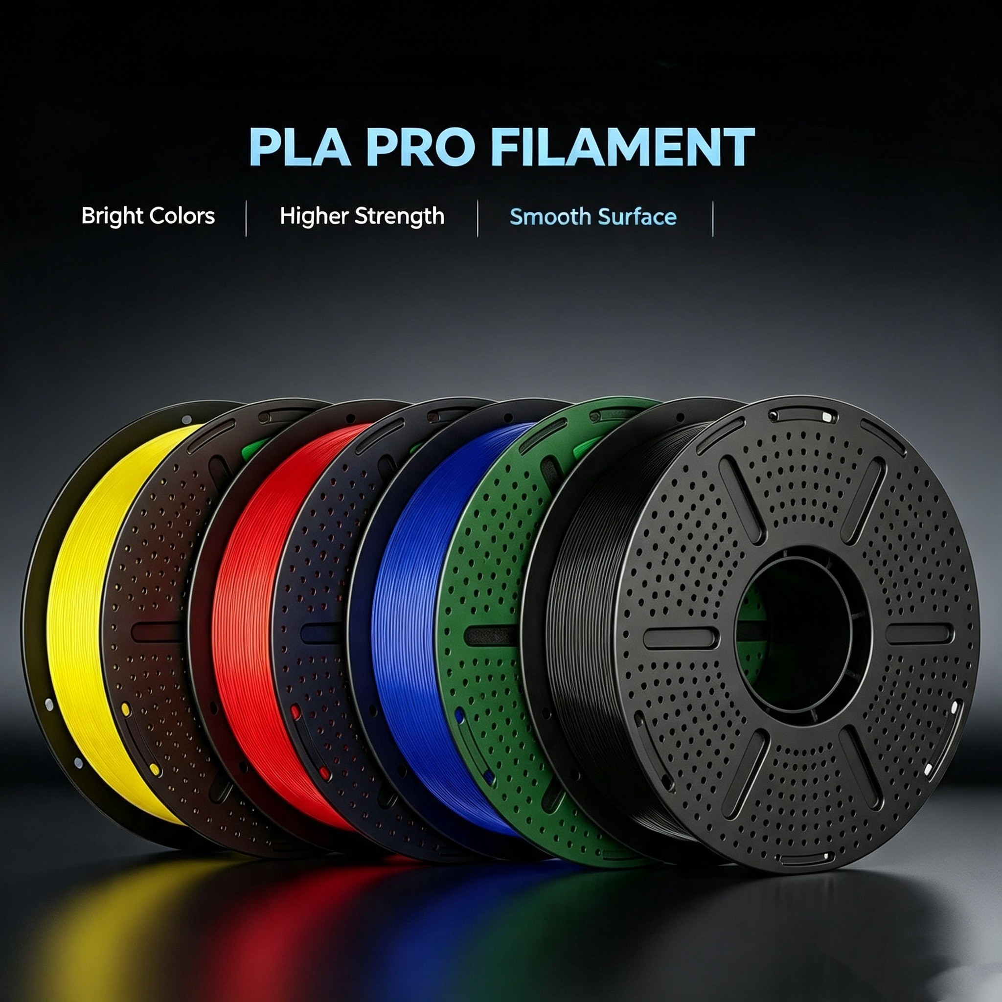 뉴마스 3DP 3D 프린팅 필라멘트 PLA+ 1.75/2.85/3.0mm, PLA 프로, PLA 플러스, FDM 3D 프린팅 필라멘트, 다양한 색상, 3D 프린터용