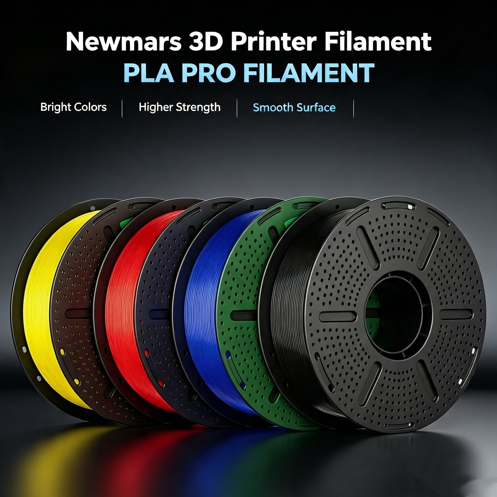 NORAY 3D Printing Filament PLA+ 1.75//2.85/3.0mm PLA Pro PLA PLUS FDM 3d Printing Filament Multi Colors for 3d Printer