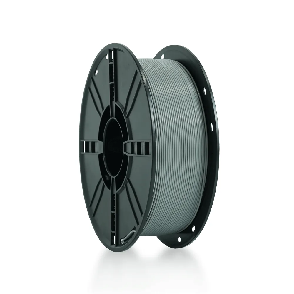 Filamento para impresora 3D PLA de color gris, con baja tendencia a la deformación, fácil de imprimir, inodoro y ecológico, diámetros: 1,75 mm / 2,85 mm / 3,5 mm