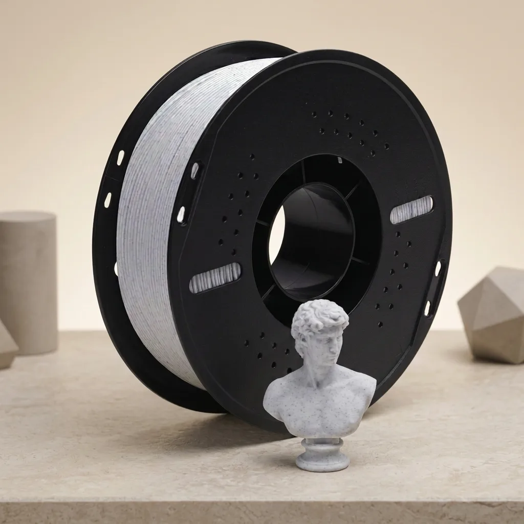 Newmar 1,75-mm-Marmor-Optik-PLA-Filament für 3D-Drucker, Maßgenauigkeit ±0,02 mm, Drucktemperatur 190–220 °C, hoch