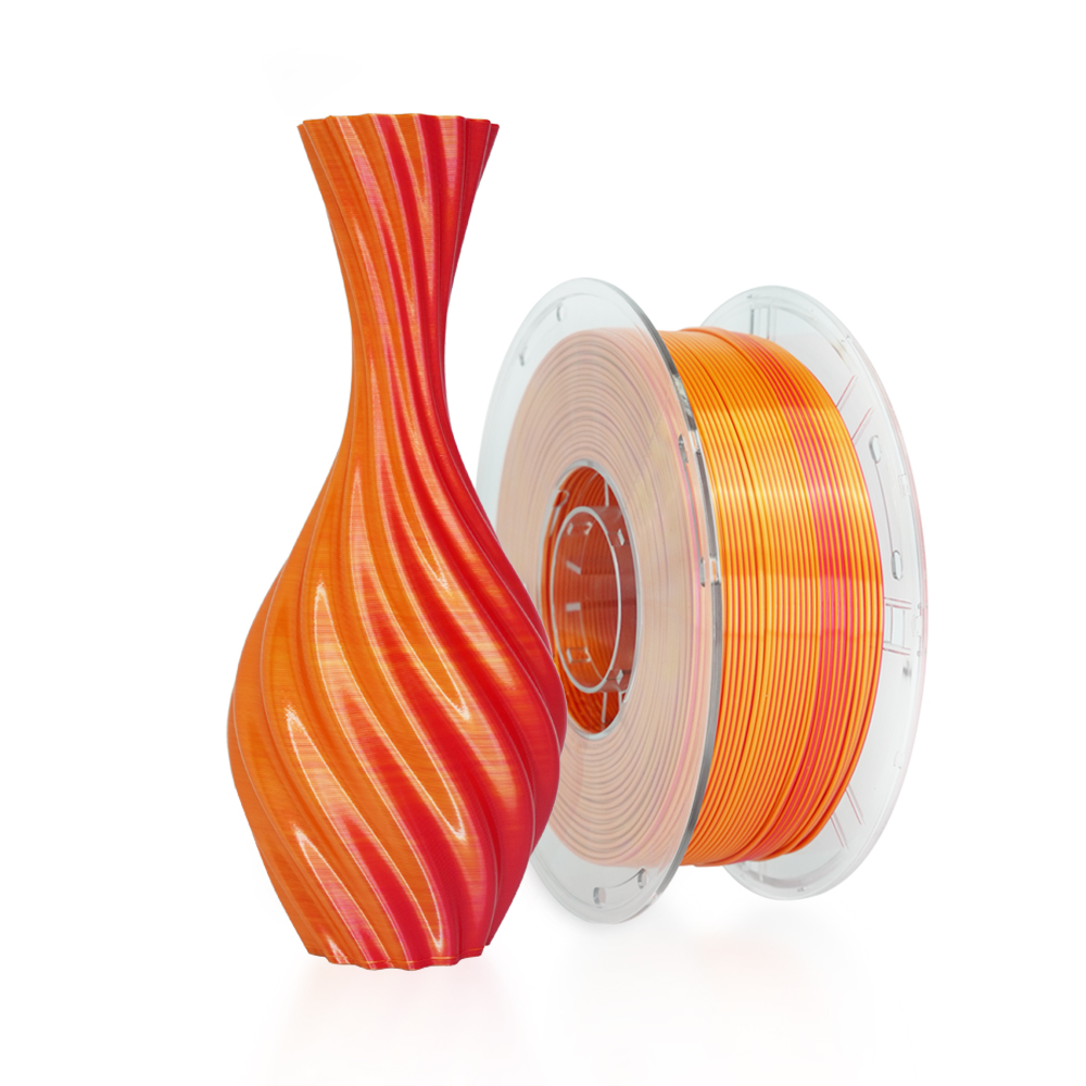 PLA-zijdefolie met hoge sterkte, 1,75 mm / 2,85 mm / 3,5 mm, 1 kg, FDM-printing, 190–220 °C
