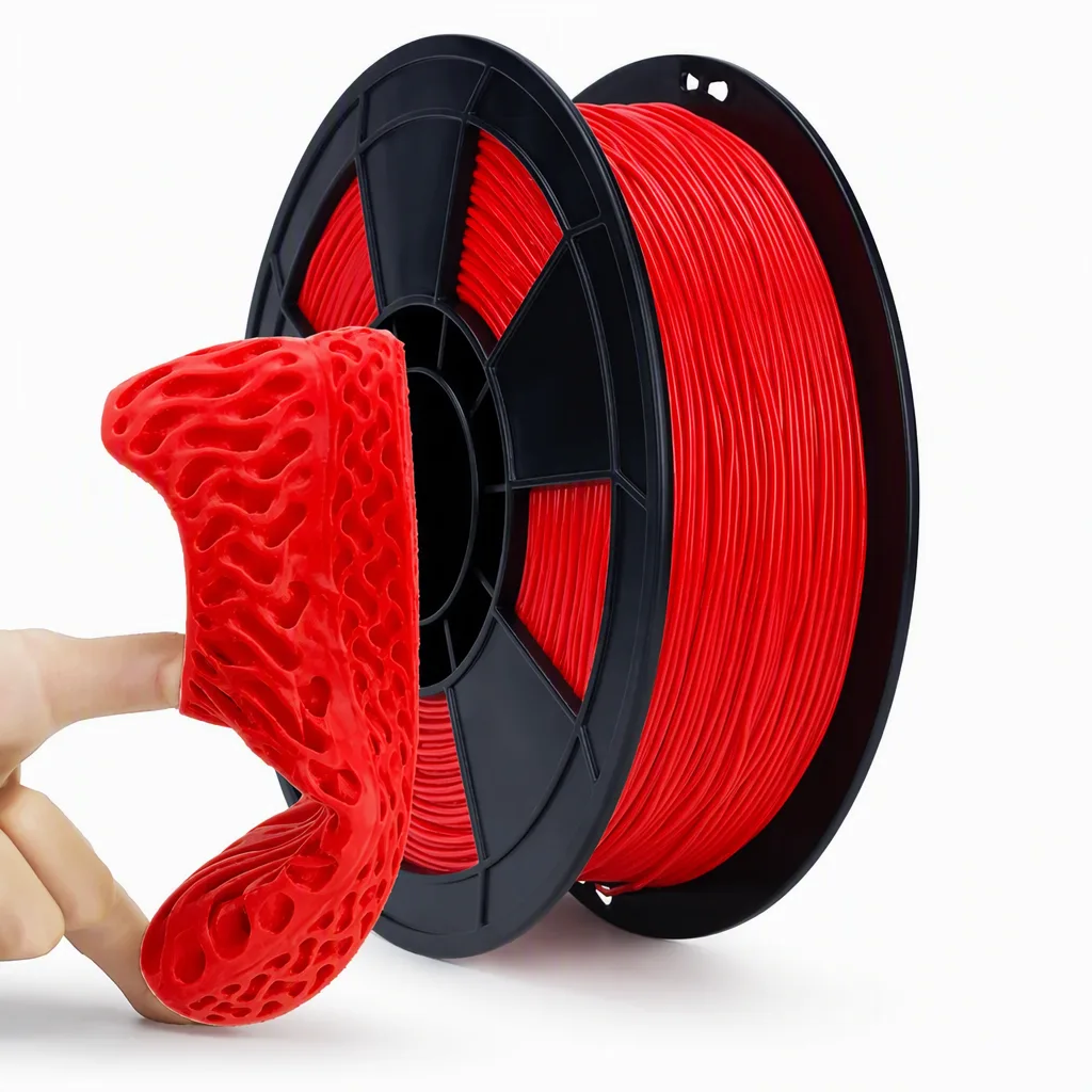 TPU 95A filament met hoge weerstand, 1,75 mm, 1 kg – duurzame, flexibele 3D-printerbenodigdheden voor schoenen en sportaccessoires