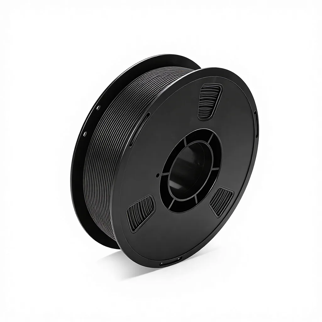 Industriell qualifiziertes TPU-3D-Druck-Filament, 1,75 mm, 1 kg, schwarz, Shore 95 A, verschleißfest für Automobilbuchsen und Rohre