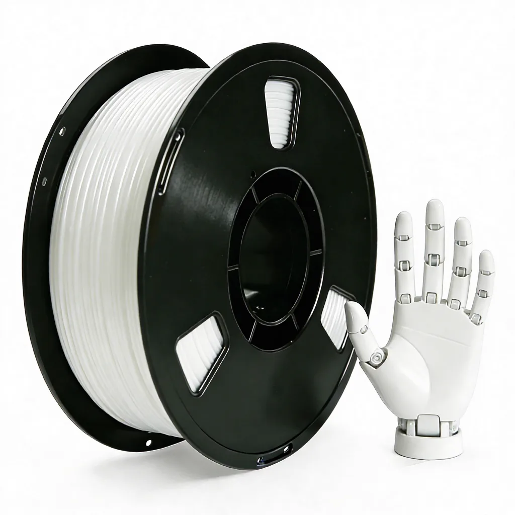 Filament ASA marki NORAY w kolorze białym o średnicy 1,75 mm / 2,85 mm, 1 kg, odporny na warunki atmosferyczne, materiał do druku 3D techniką FDM dla zewnętrznych części drukowanych na drukarkach 3D