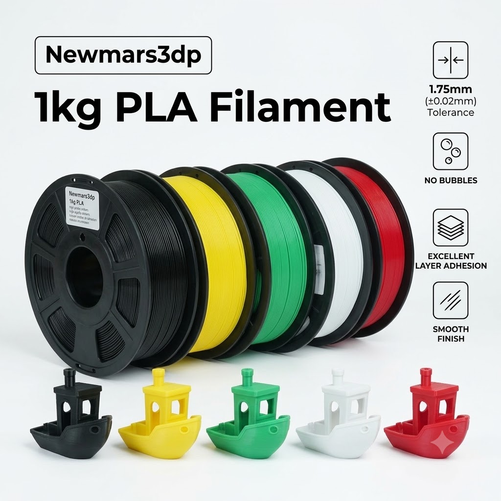 Filamento PLA NORAY, peso 1 kg, filamento per stampanti 3D, bacchette in plastica PLA, senza bolle, diametro 1,75 mm, filamento ad alta tenacità per stampanti FDM
