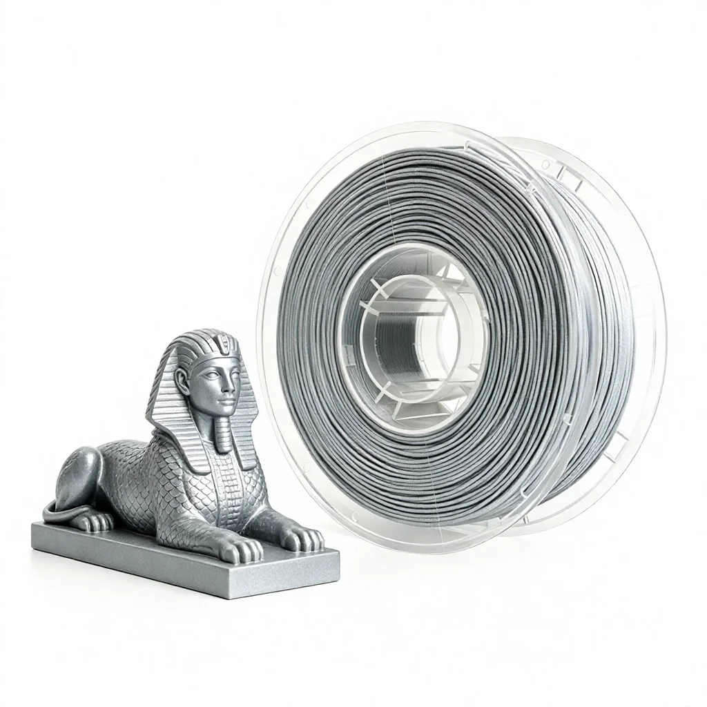 Filament do drukarek 3D z efektem kamienia i marmuru z tworzywa PLA, waga 1 kg, średnica 1,75 mm, nadzwyczaj szybkie drukowanie z prędkością do 450 mm/s, stabilność wymiarowa, niskie ryzyko pęknięć