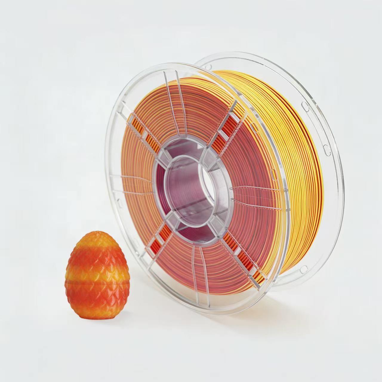 Filamento de impresora 3D de PLA sedoso, 1,75 mm / 2,85 mm / 3,5 mm, doble color, carrete de 1 kg, alta calidad, temperatura de impresión de 190-220 °C