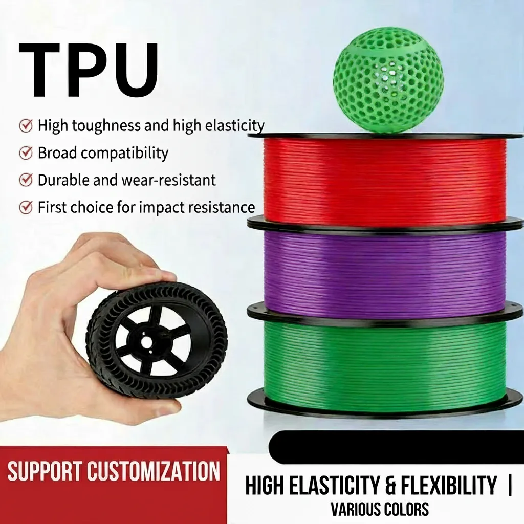 TPU 3D 프린팅 소재의 뛰어난 장점